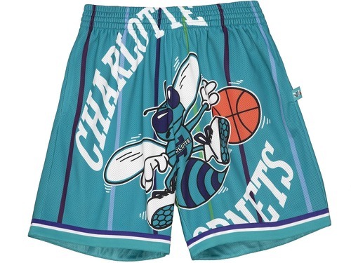 Mitchell & Ness-Short Charlotte Hornets NBA Blown Out Fashion-image-1