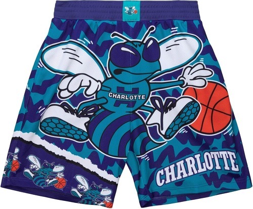 Mitchell & Ness-M&N Charlotte Hornets JUMBOTRON Basketball Shorts-0