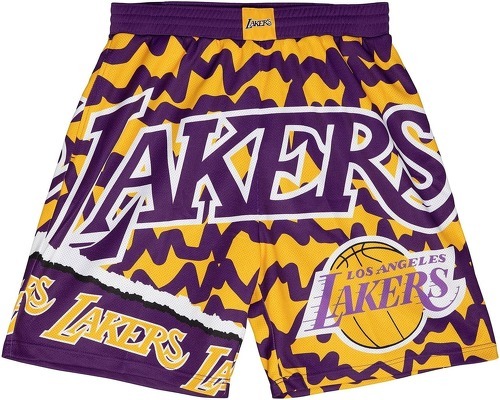 Mitchell & Ness-Short Los Angeles Lakers NBA Jumbotron 2.0 Sublimated-image-1