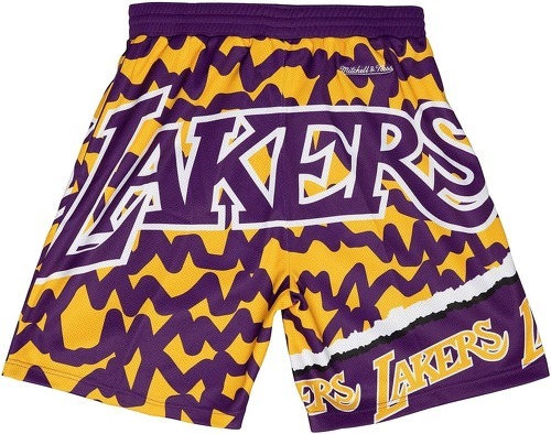 Mitchell & Ness-Short Los Angeles Lakers NBA Jumbotron 2.0 Sublimated-1