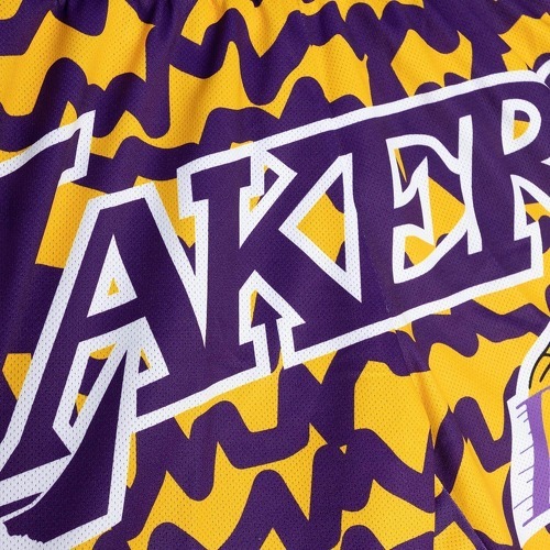 Mitchell & Ness-Short Los Angeles Lakers NBA Jumbotron 2.0 Sublimated-2