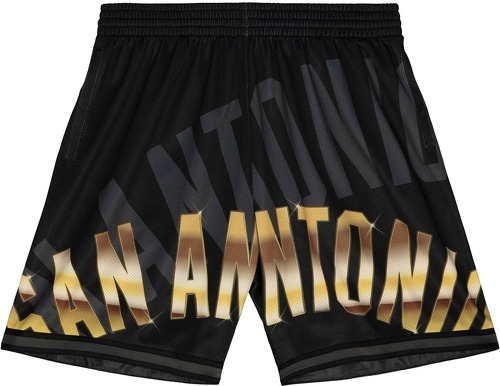 Mitchell & Ness-Short San Antonio Spurs NBA Big Face 4.0 Fashion-image-1