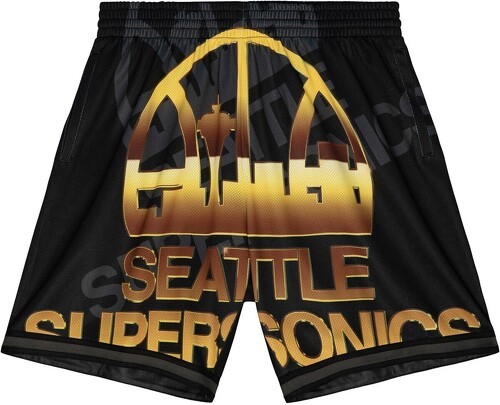 Mitchell & Ness-Short Seattle Supersonics NBA Big Face 4.0 Fashion-image-1
