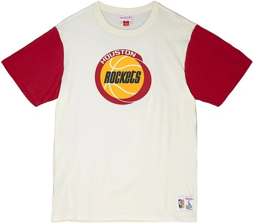 Mitchell & Ness-T-shirt Houston Rockets NBA Color Blocked-0