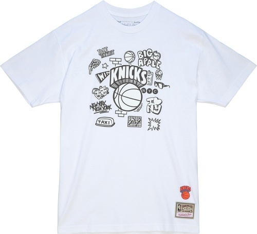 Mitchell & Ness-T-shirt New York Knicks NBA Doodle-0