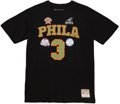 Mitchell & Ness-T-shirt Philadelphia 76ers NBA Script N&N 76ers Allen Iverson-image-1