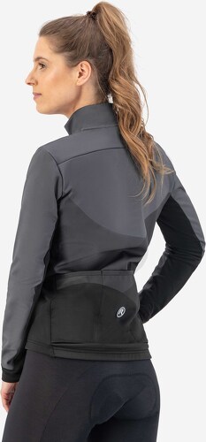 Rogelli-Veste Velo Manches Longues Hiver Farah - Femme - Noir-3