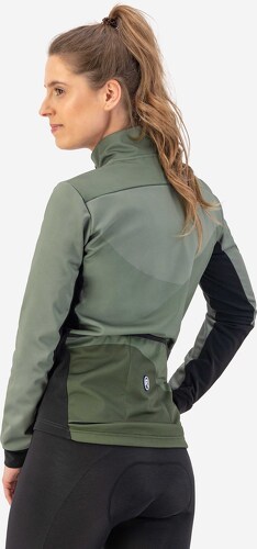 Rogelli-Veste Velo Manches Longues Hiver Farah - Femme - Vert-3