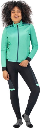 Rogelli-Veste Velo Manches Longues Hiver Pesara - Femme - Turquoise/Noir-4