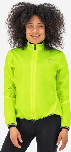 Rogelli-Veste Velo Manches Longues Pluie Vent Essential - Femme - Jaune-2