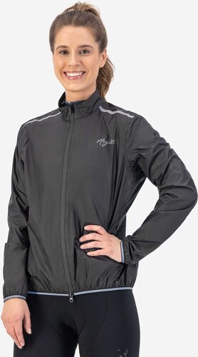 Rogelli-Veste Velo Manches Longues Pluie Vent Essential - Femme - Noir-2