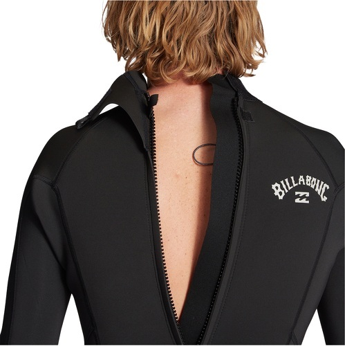 BILLABONG-Billabong Absolute 3/2Mm Flatlock Back Zip Combinaison Néo-3