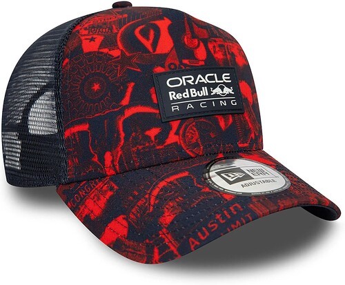 RED BULL RACING F1-Casquette E Frame Trucker Oracle Rb Racing Austin Race Special New Era Officiel-2