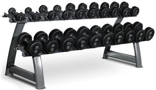 Titanium Strength-Dumbbell Set 2,5- 25Kg + Rack - Haltères-1