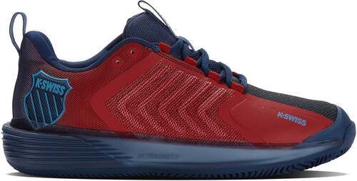 K-SWISS-Chaussures K-Swiss Ultrashot 3 HB Terre battue Bleu / Rouge-image-1