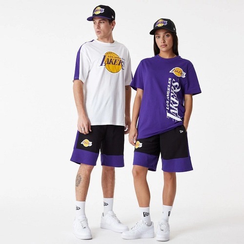 NEW ERA-New Era NBA Colour Block Short Lakers-1