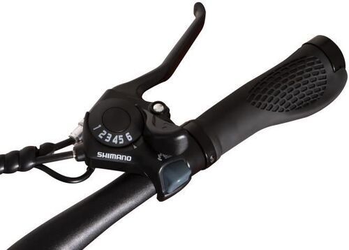Velair-Nova Velair 28'' - Shimano 6 Vitesses - Freins Disques - Autonomie 40 Km - Cadre Aluminium - Argent - Vélo de ville/fitness électrique-3