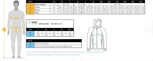 Kilpi-Veste softshell de cyclisme pour homme KILPI NERETO-3