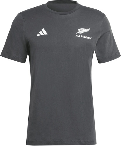 adidas Performance-T-shirt de rugby coton All Blacks-image-1
