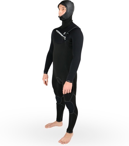 Soöruz Surfwear-Combinaison GURU+ 6/5/4mm OYSTERPRENE Chest-zip-3