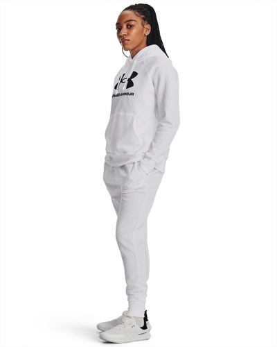 UNDER ARMOUR-Pantalon Rival Fleece Joggers White/Black-2