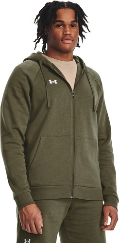 UNDER ARMOUR-Sweatshirt à capuche full zip molleton Under Armour Rival-2