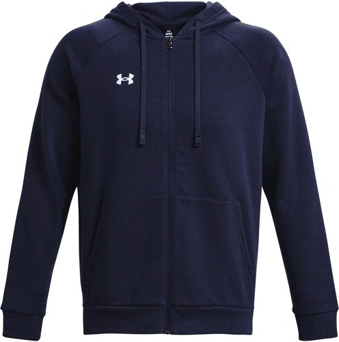 UNDER ARMOUR-Veste À Capuche Ua Rival Fleece Marine Nuit-image-1