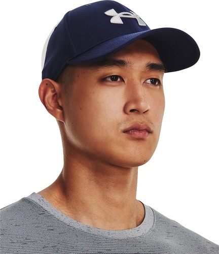 UNDER ARMOUR-Casquette Under Armour Blitzing Adjustable bleu foncé-2