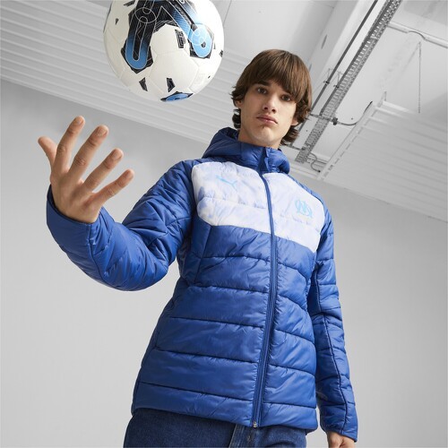 PUMA-Veste de survêtement Padded OM 2023/24-1