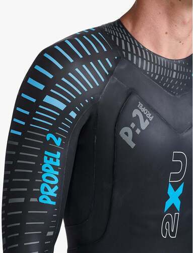 2XU-2023 2xu Hommes P:2 Propel Swim Combinaison Néoprène Mw4990c - Black /-3