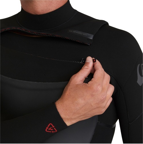 QUIKSILVER-Quiksilver Hommes Marathon Sessions 5/4/3mm GBS Chest Zip Combina-4