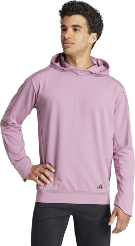adidas Performance-Sweat à capuche de training Yoga -1