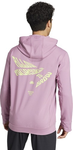 adidas Performance-Sweat à capuche de training Yoga -4