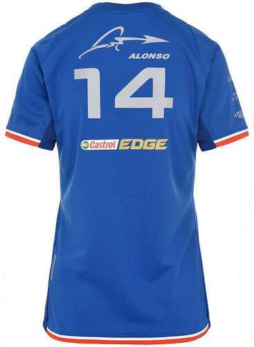 KAPPA-Kappa Kombat Fernando Alonso Bwt Alpine F1 Team Officiel Formule 1 - T-shirt-2