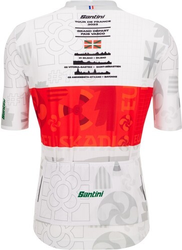 Santini-Pais Vasco grand départ Tour de France 2023 - Maillot de vélo-1