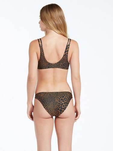 VOLCOM-Haut De Maillot Gone Wild Vneck Animal Print-1