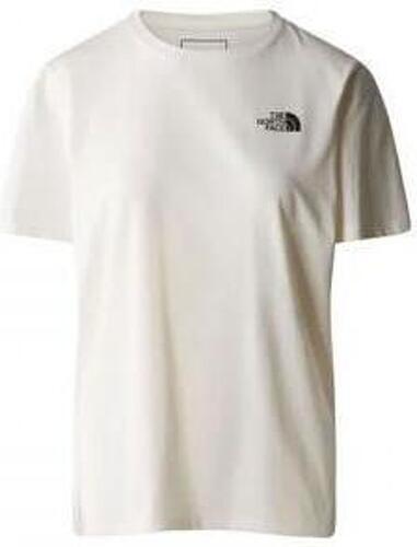 THE NORTH FACE-T-shirt THE NORTH FACE femme FOUNDATION GRAPHIC blanc-image-1
