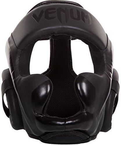 VENUM-Casque de boxe Elite Venum black mat-0