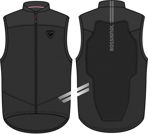 ROSSIGNOL-Protection Dorsale Rossignol Flexvent Vest Jr Noir Garçon-0