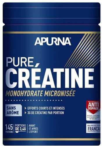 Apurna Nutrition-Pure créatine monohydrate (500g)| Créatines|Apurna Nutrition-0