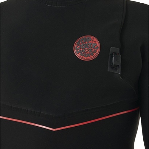 RIP CURL-Rip Curl Hommes Flashbomb Fusion 5/4mm Zip Free à Capuche Combina-4