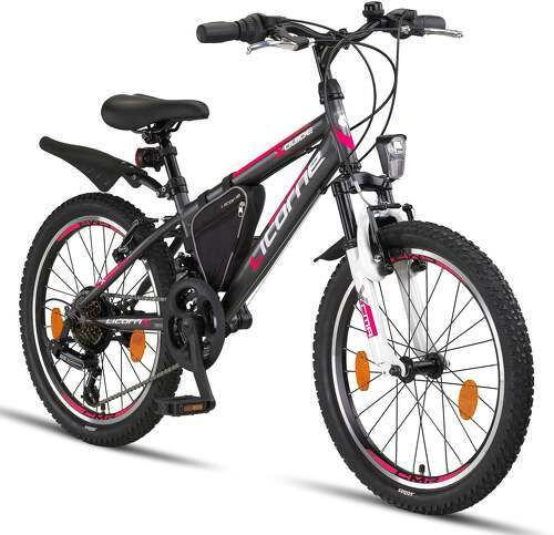 Licorne Bike GmbH-Licorne Bike Guide Premium Mountainbike in 20, 24 und 26 Zoll - Fahrrad für Mädchen, Jungen, Herren und Damen - Shimano 21 Gang-Schaltung, Kinderfahrrad, Kinder-0