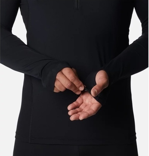 Columbia-COLUMBIA Sous-vêtement technique à demi-zip et manches longues Midweight Stretch Homme - Noir-3