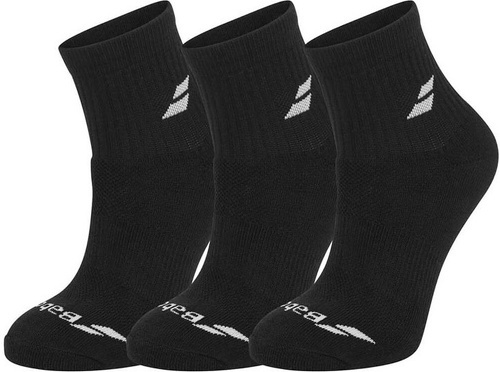 BABOLAT-Quarter (x3)- Chaussettes de tennis-1