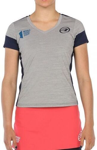 BULLPADEL-TSHIRT BULLPADEL WPT ROLLAZ GRIS MOITIE VIGORE FEMME-0
