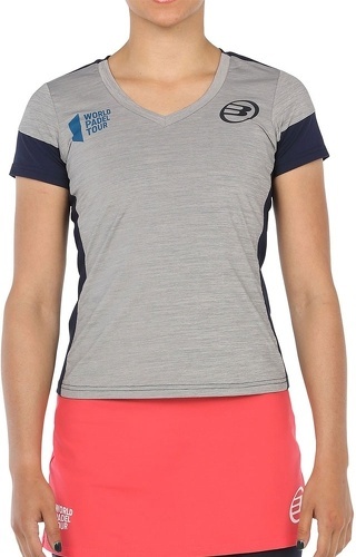 BULLPADEL-TSHIRT BULLPADEL WPT ROLLAZ GRIS MOITIE VIGORE FEMME-2