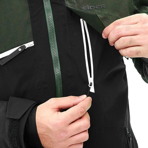 EIDER-Veste de Ski Noir/Kaki Homme Eider CAMBER 2.0-2