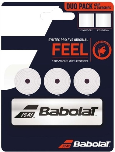 BABOLAT-Grip Syntec Pro + 3 Surgrips VS Original - Grip de tennis-1