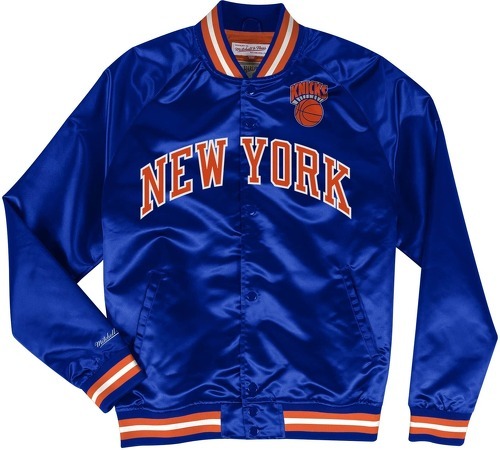Mitchell & Ness-Blouson légère en satin New York Knicks-image-1