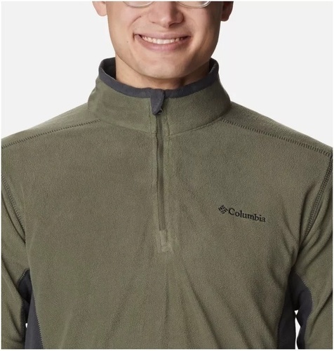 Columbia-COLUMBIA Polaire Demi-zip Klamath Range™ II Homme - Stone Green, Shark-3